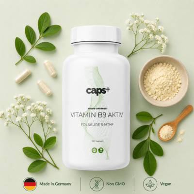 Caps Plus Vitamin B9 Aktiv 5 Methyltetrahydrofolat