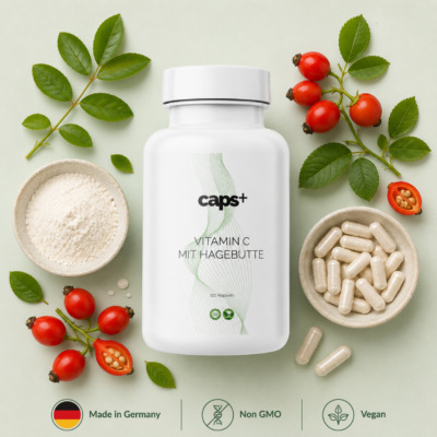 Caps Plus Vitamin C Hagebutte Ascorbinsaeure Hagebuttenextrakt Kapseln Kaufen