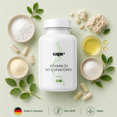 Caps Plus Vitamin D3 Cofaktoren K2 Bor Vitamin A Magnesium Kapseln Kaufen