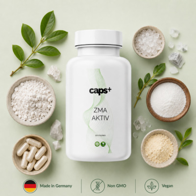 Caps Plus Zma Aktiv Zink Magnesium Magnesiumbisglycinat Zinkbisglycinat Vitamin B6 P5P
